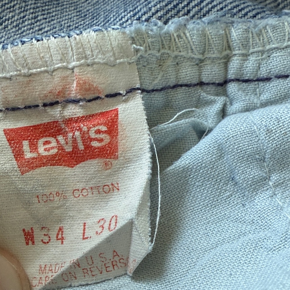 Levi’s 317 Relaxed Jeans 34×30 – Orange Tab Made in USA Vintage - Picture 15 of 16